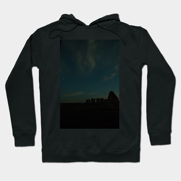 Orion over Stonehenge Hoodie by RichardGibb